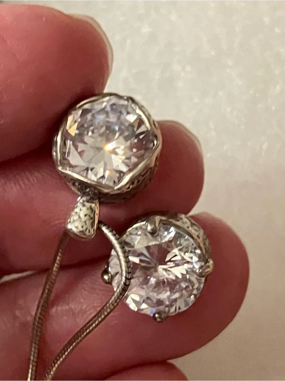 Retired Silpada Crown Jewels  Stud Earrings - Silver - Picture 12 of 12
